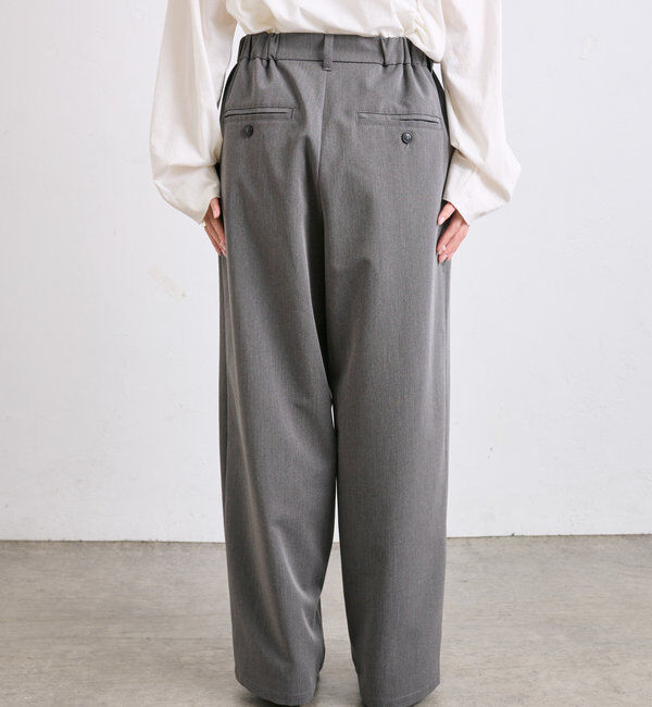  「【リバイバル/WEB限定】ツータックスラックスパンツ」|スラックス|