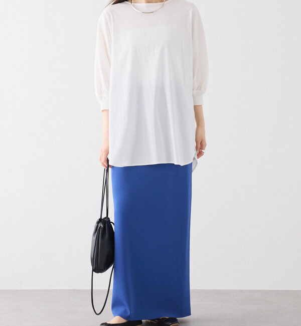  「《新色登場！/リバイバル》【-3kg見え / Du noir】ナロースカート」|スカート|