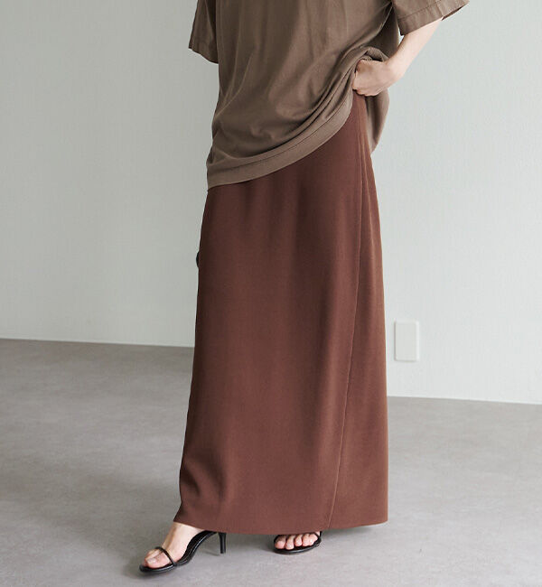  「《新色登場！/リバイバル》【-3kg見え / Du noir】ナロースカート」|スカート|