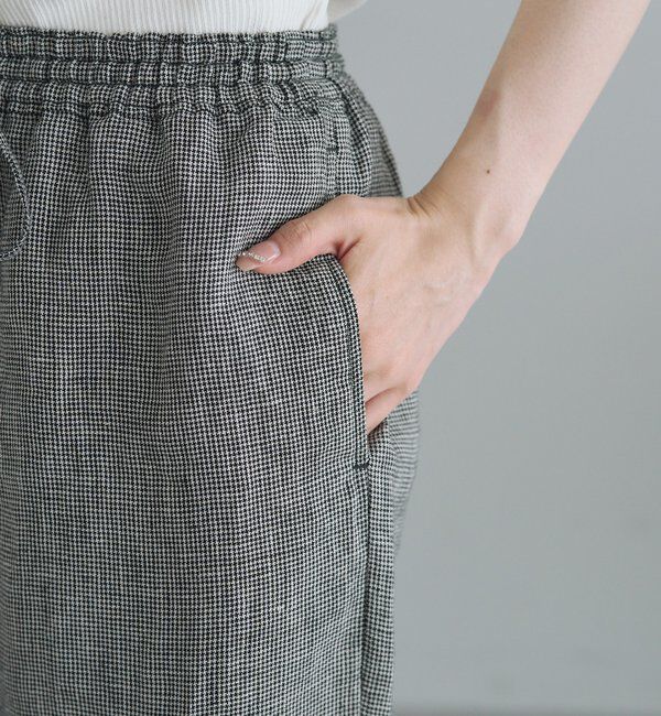  「リネンウエストゴムイージーパンツ」|その他|