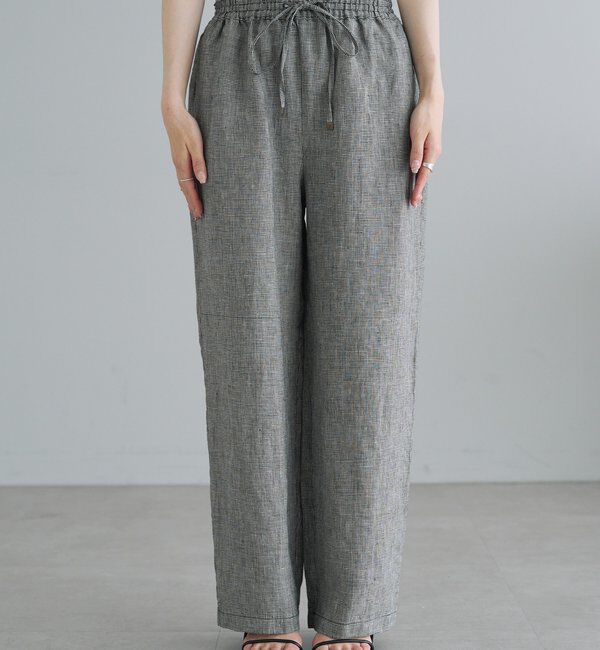  「リネンウエストゴムイージーパンツ」|その他|