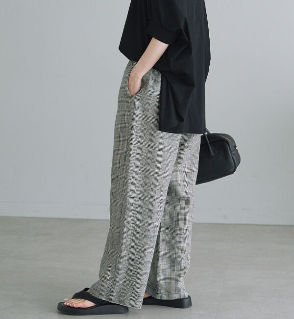  「リネンウエストゴムイージーパンツ」|その他|