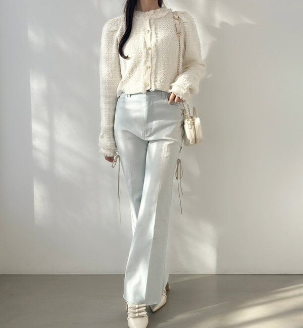  「レースアップデニムパンツ/SM展開」|その他|