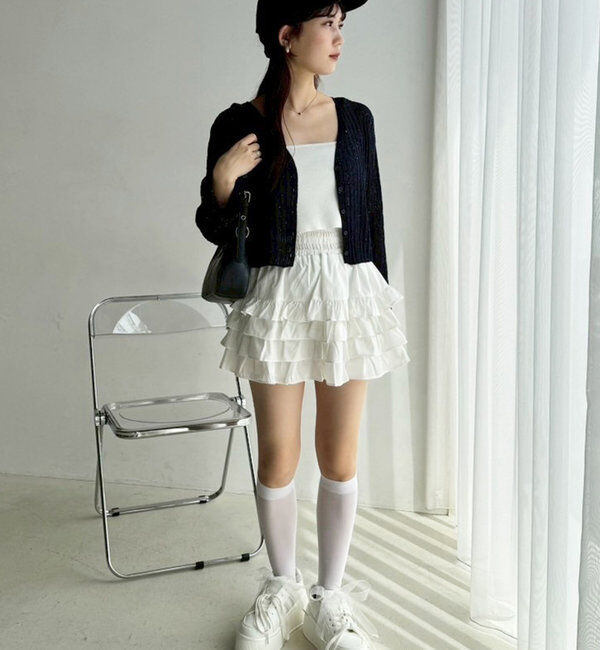  「リボンカスタム厚底スニーカー」|その他|