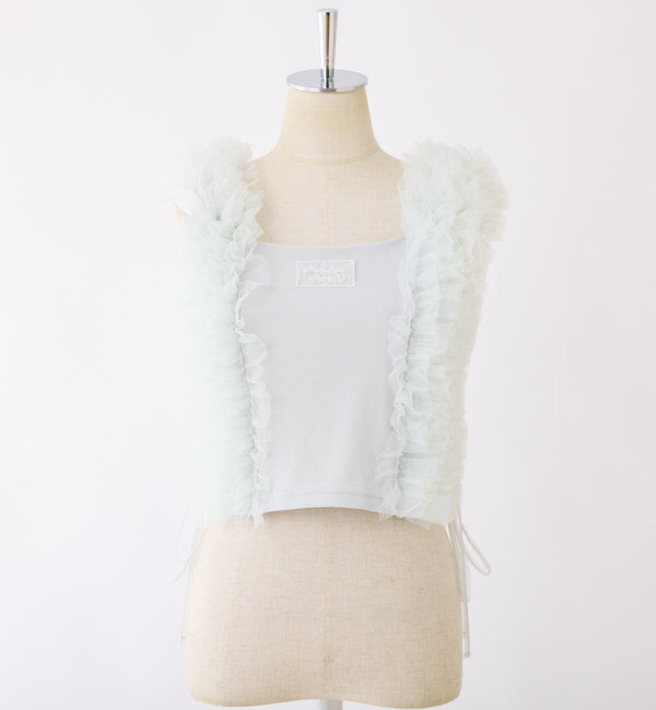  「【moon light marine collection】チュールフリルタンク」|プルオーバー|