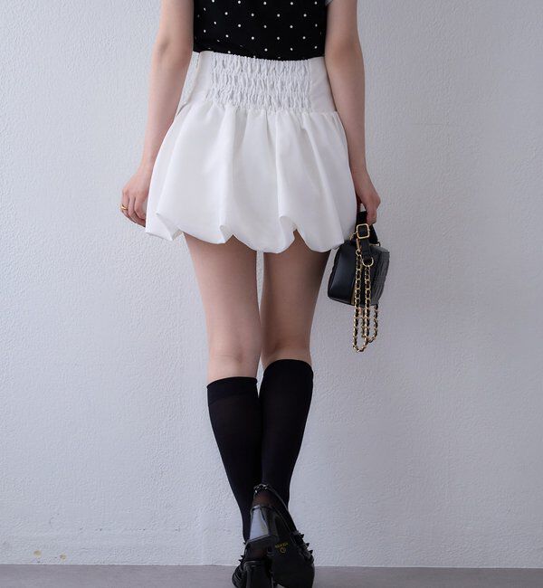  「バルーンミニスカート」|スカート|