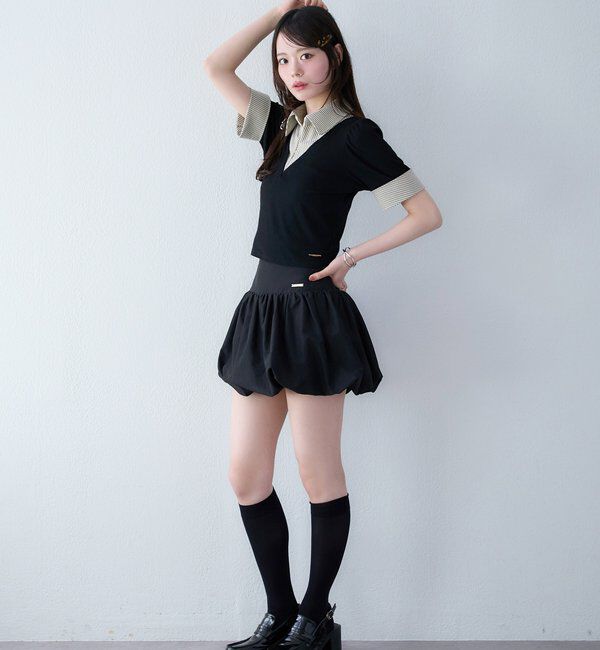  「バルーンミニスカート」|スカート|