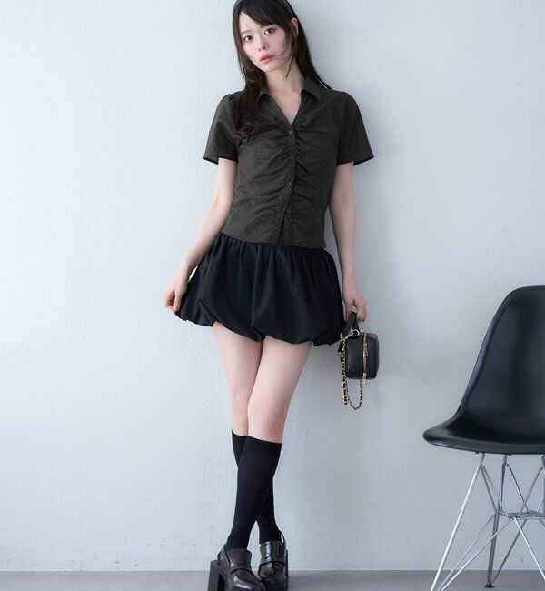  「バルーンミニスカート」|スカート|