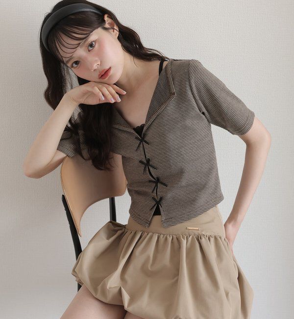  「バルーンミニスカート」|スカート|