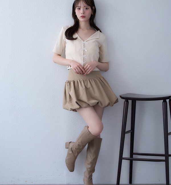  「バルーンミニスカート」|スカート|