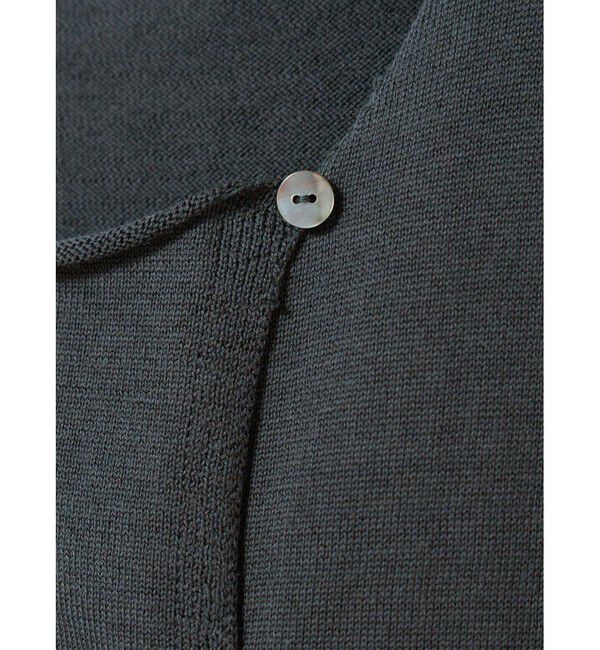 mizuiro ind「mizuiro ind クルーネックコクーンベスト」|ベスト・ジレ|