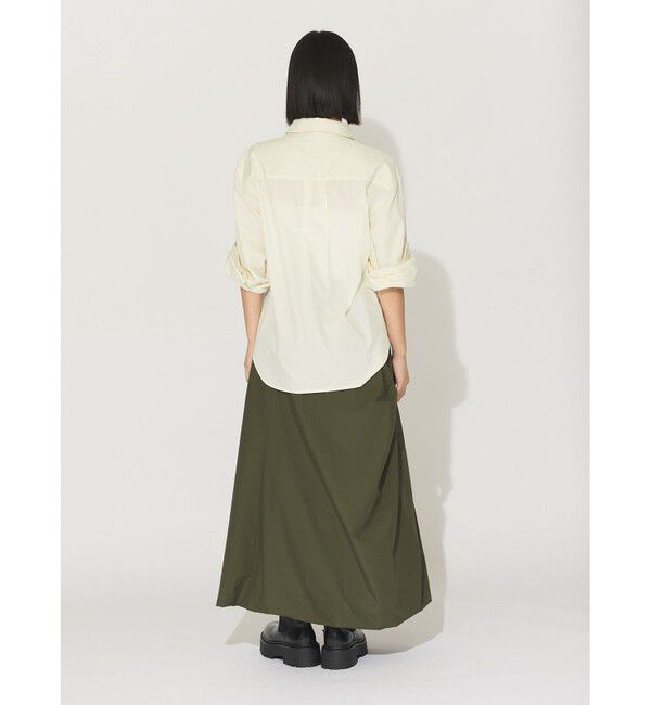 MIDIUMISOLID「MIDIUMISOLID for Ladies ストラップカフスシャツ（RELAX)」|シャツ・ブラウス|