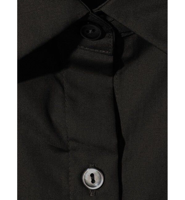 MIDIUMISOLID「MIDIUMISOLID for Ladies ストラップカフスシャツ（RELAX)」|シャツ・ブラウス|