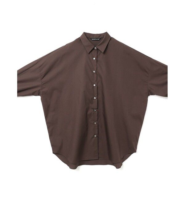 mizuiro ind「mizuiro ind ワイドチュニックシャツ」|シャツ・ブラウス|