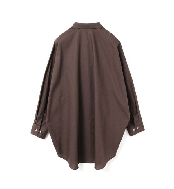 mizuiro ind「mizuiro ind ワイドチュニックシャツ」|シャツ・ブラウス|