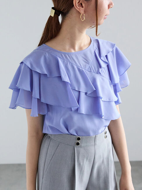 Te chichi「ランダムフリルブラウス」|シャツ・ブラウス|