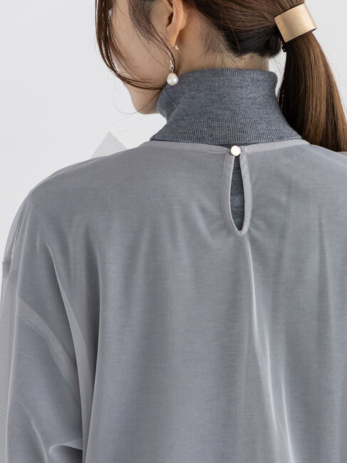 Te chichi「チュールレイヤードフリルブラウス」|シャツ・ブラウス|