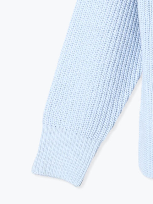 Te chichi TERRASSE「片畦ハイネックダブルジップニット」|ニット・セーター|