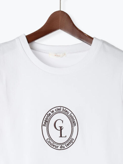 Te chichi「イニシャルロゴ刺繍スタンダートTシャツ」|Tシャツ・カットソー|