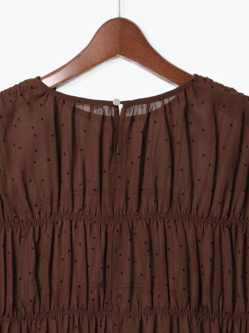 Te chichi「ドットシャーリングブラウス」|シャツ・ブラウス|