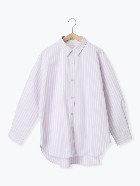 Samansa Mos2 blue「【イージーケア】マルチスタイルシャツ」|シャツ・ブラウス|