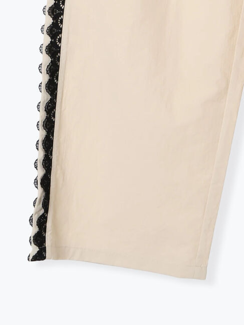 Samansa Mos2「ナイロンレースラインパンツ」|その他|