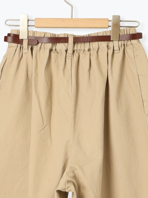 Samansa Mos2「【S/Mサイズ】ベルト付きチノワイドパンツ」|その他|