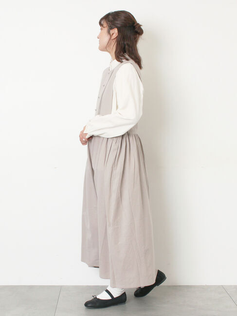 Samansa Mos2「【WEB限定】バックスリットジャンスカ」|ワンピース|