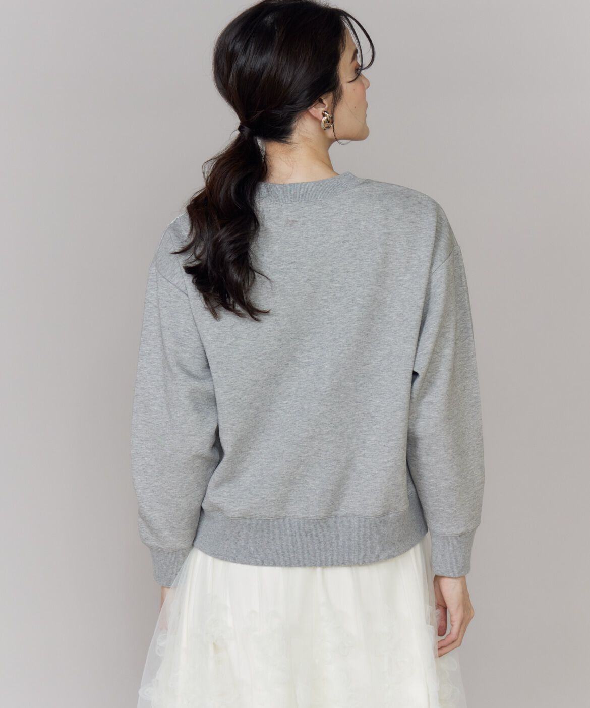 Maglie le cassetto「レースダンボールプルオーバー」|スウェット・ジャージ|