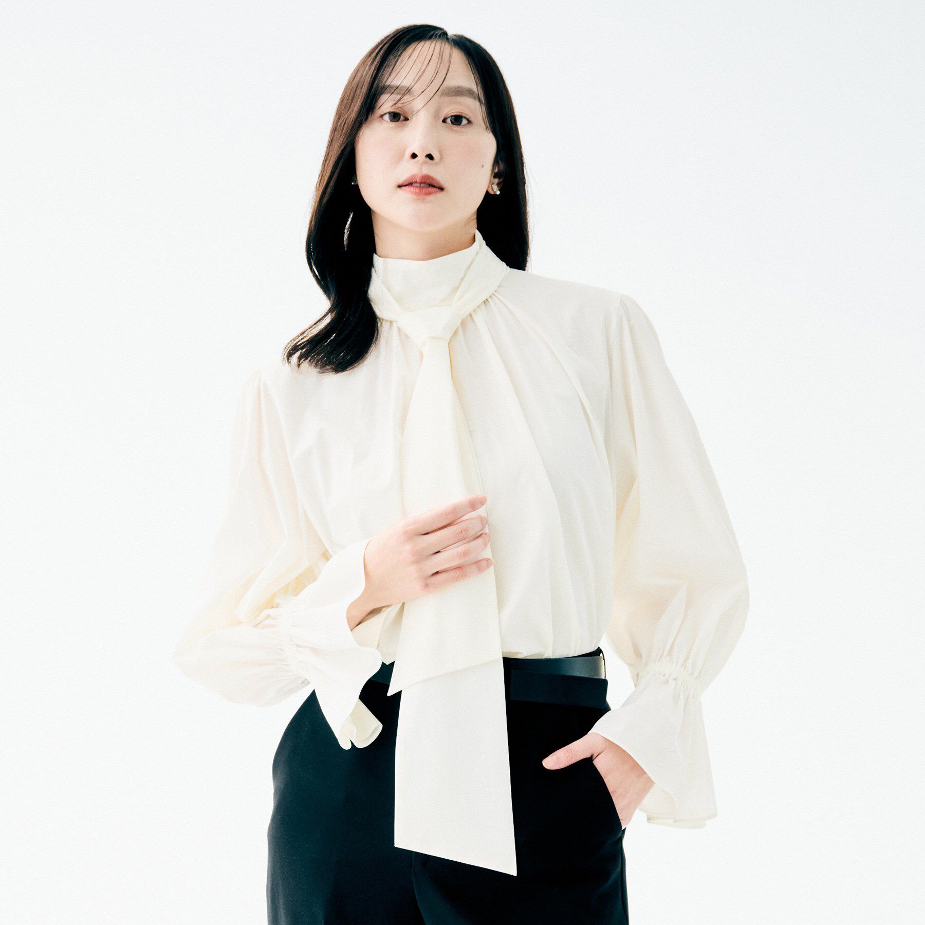 UNTITLED「2WAYボウタイブラウス」|シャツ・ブラウス|