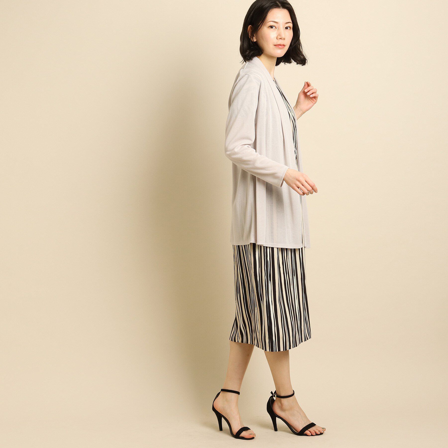 COUP DE CHANCE「【洗える/日本製】ライトなジャージカーデイガン」|カーディガン|