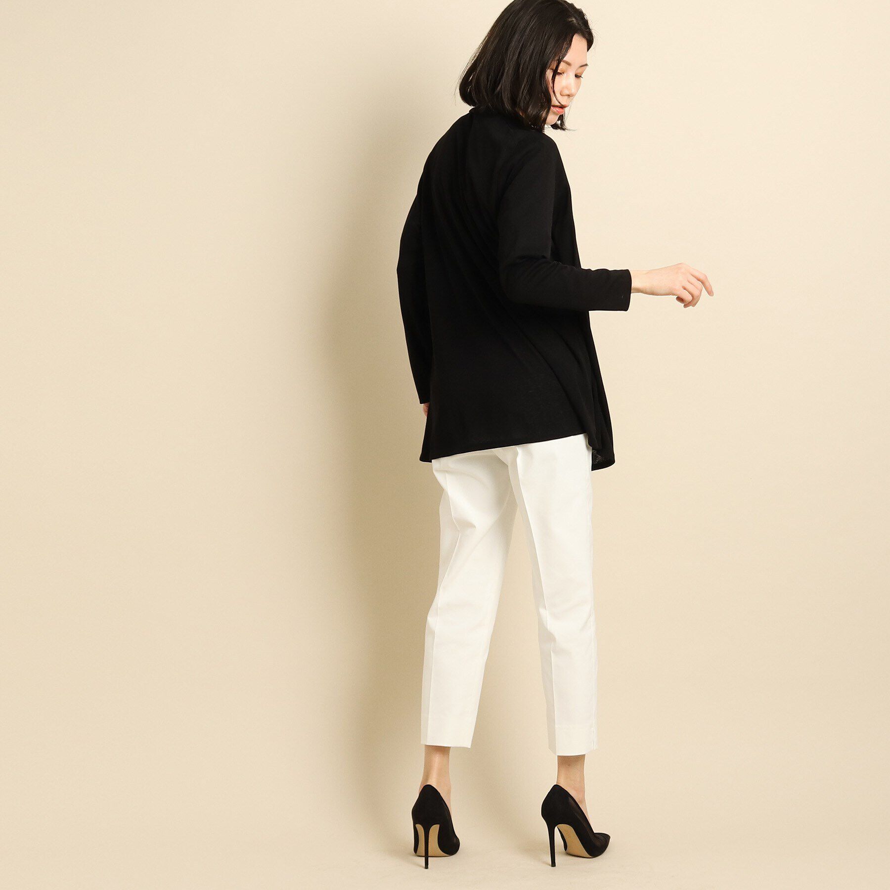 COUP DE CHANCE「【洗える/日本製】ライトなジャージカーデイガン」|カーディガン|