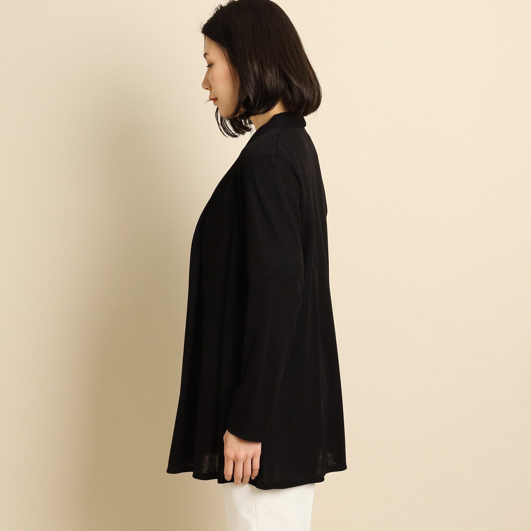 COUP DE CHANCE「【洗える/日本製】ライトなジャージカーデイガン」|カーディガン|