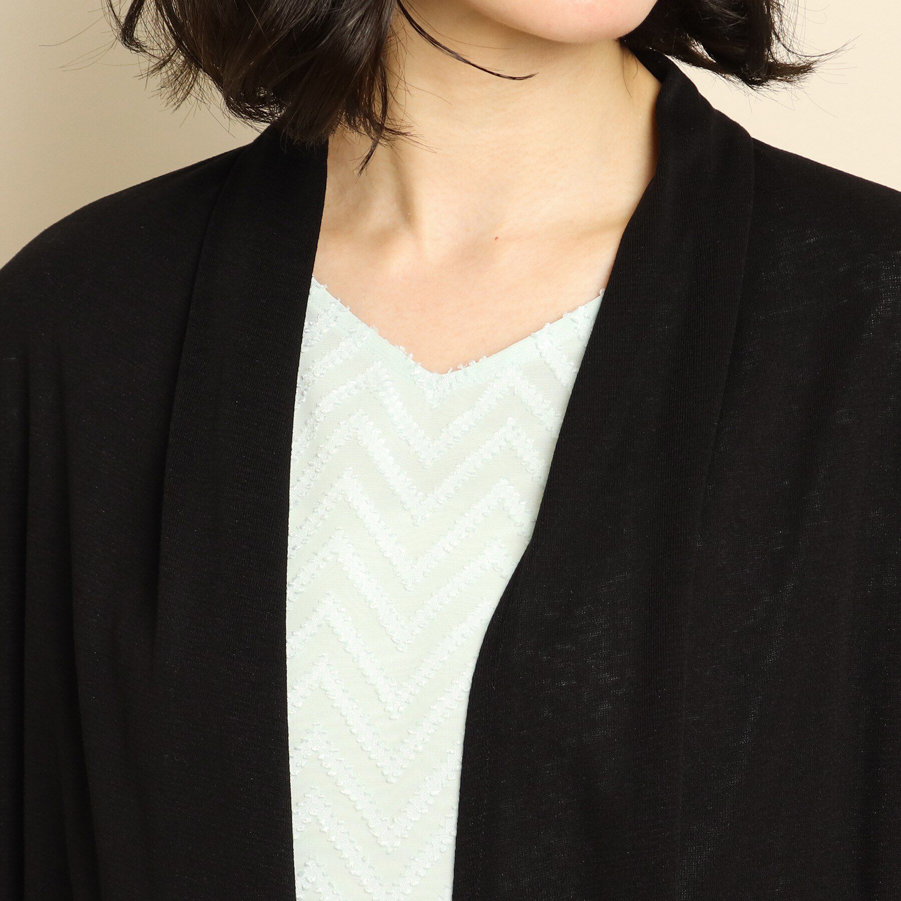 COUP DE CHANCE「【洗える/日本製】ライトなジャージカーデイガン」|カーディガン|