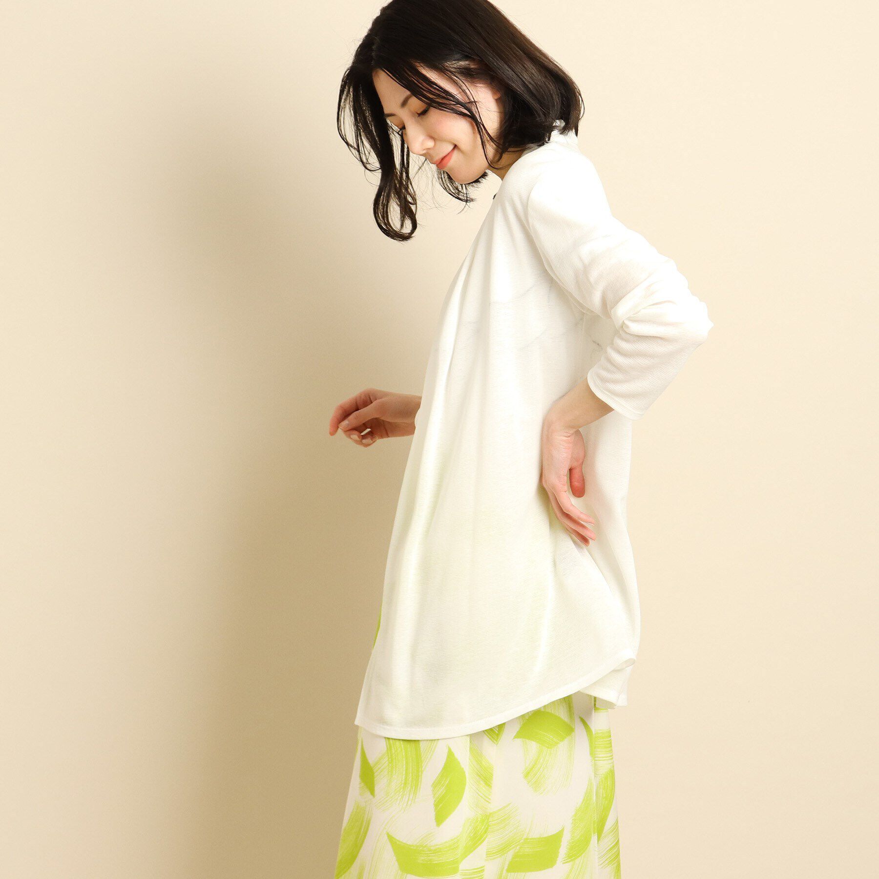 COUP DE CHANCE「【洗える/日本製】ライトなジャージカーデイガン」|カーディガン|