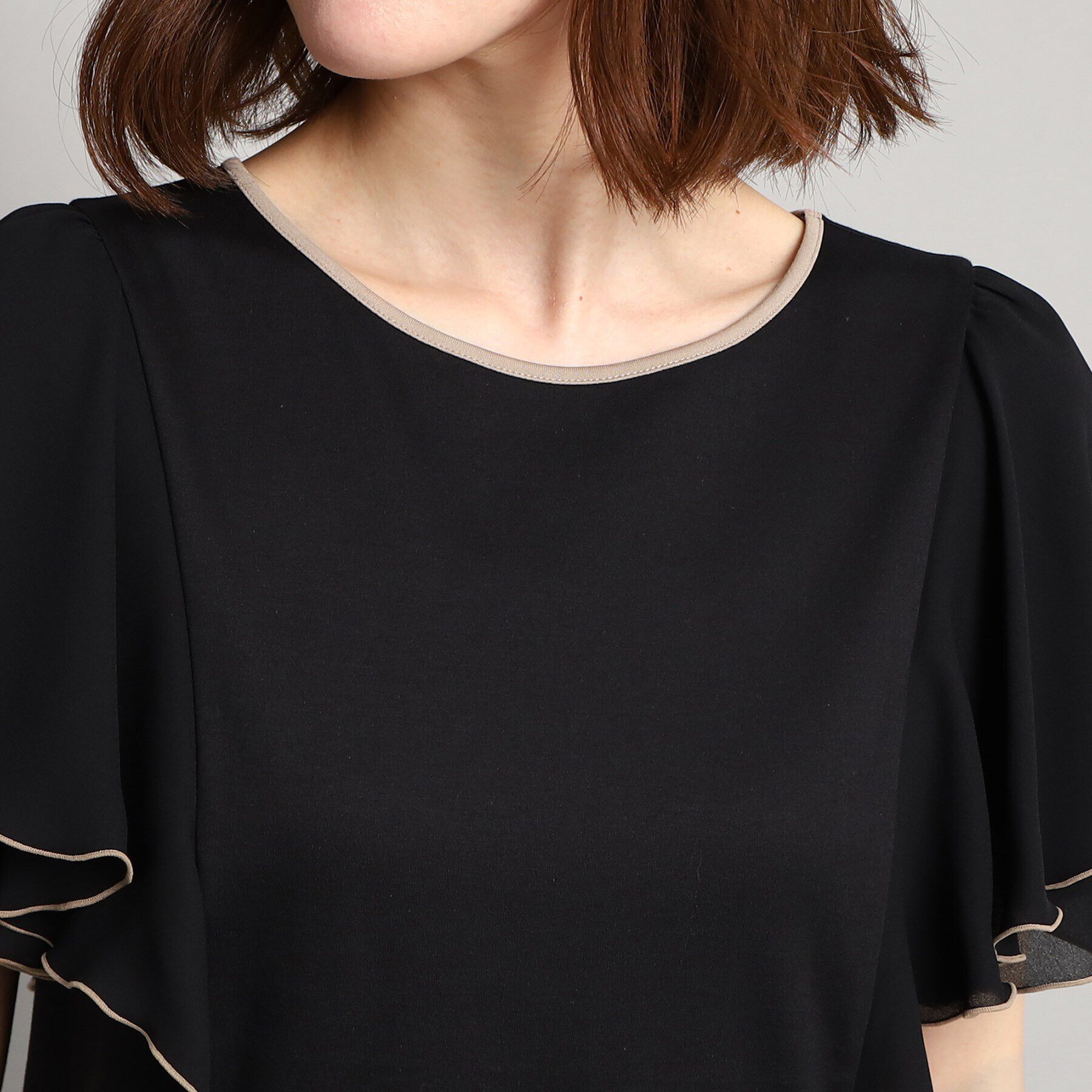 COUP DE CHANCE「【大人可愛い/洗える】フレアースリーブプルオーバー」|Tシャツ・カットソー|