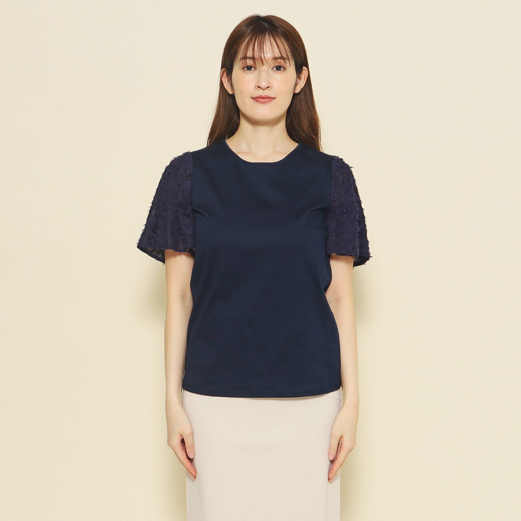 COUP DE CHANCE「【洗える】ジャカードプルオーバージャージ」|Tシャツ・カットソー|