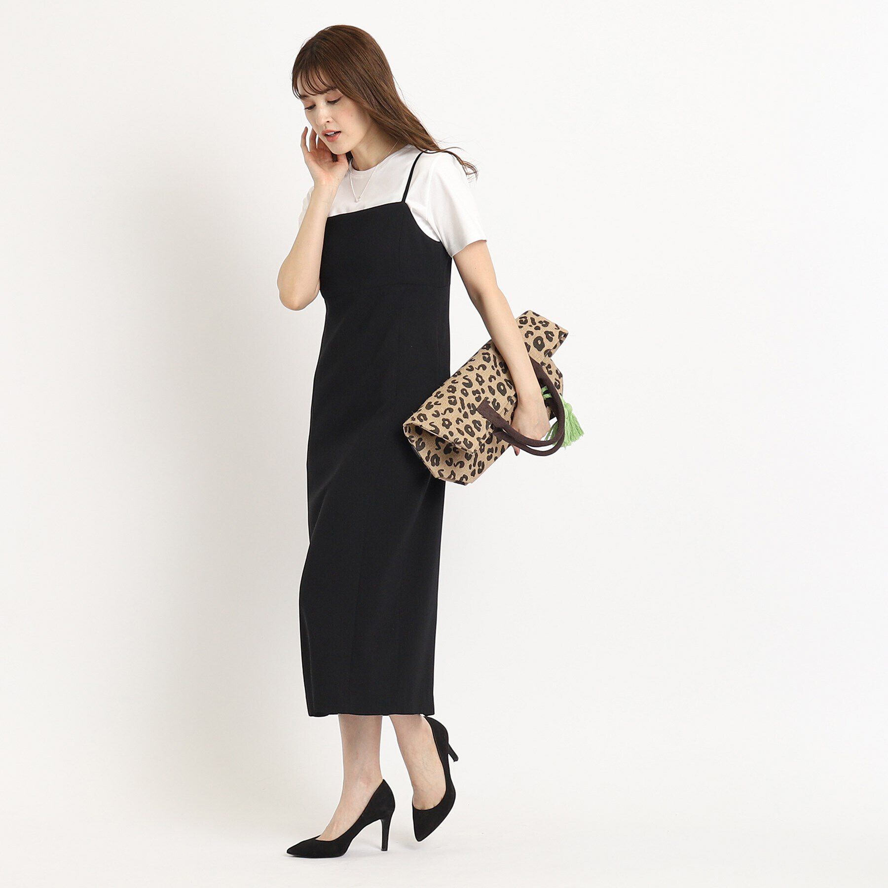 COUP DE CHANCE「【洗える／日本製／アジャスター付】キャミワンピース」|ワンピース|