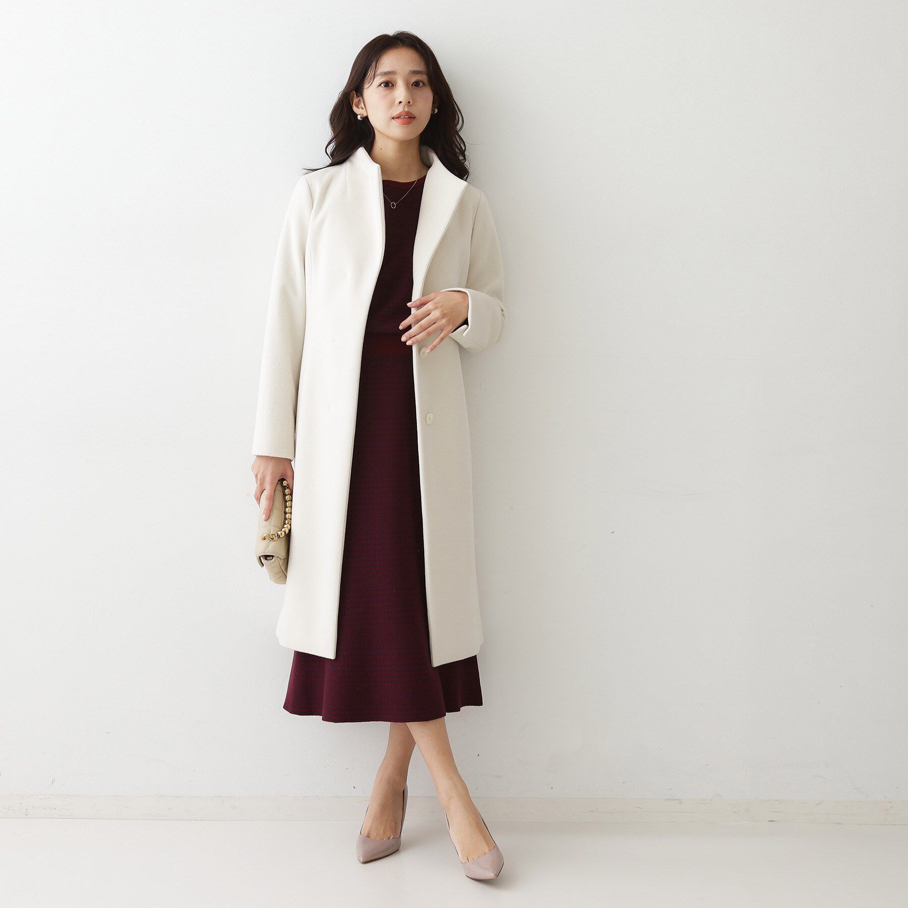 COUP DE CHANCE「【手洗い可／リバーシブル】トップス＆スカート セットアップ」|スーツ|