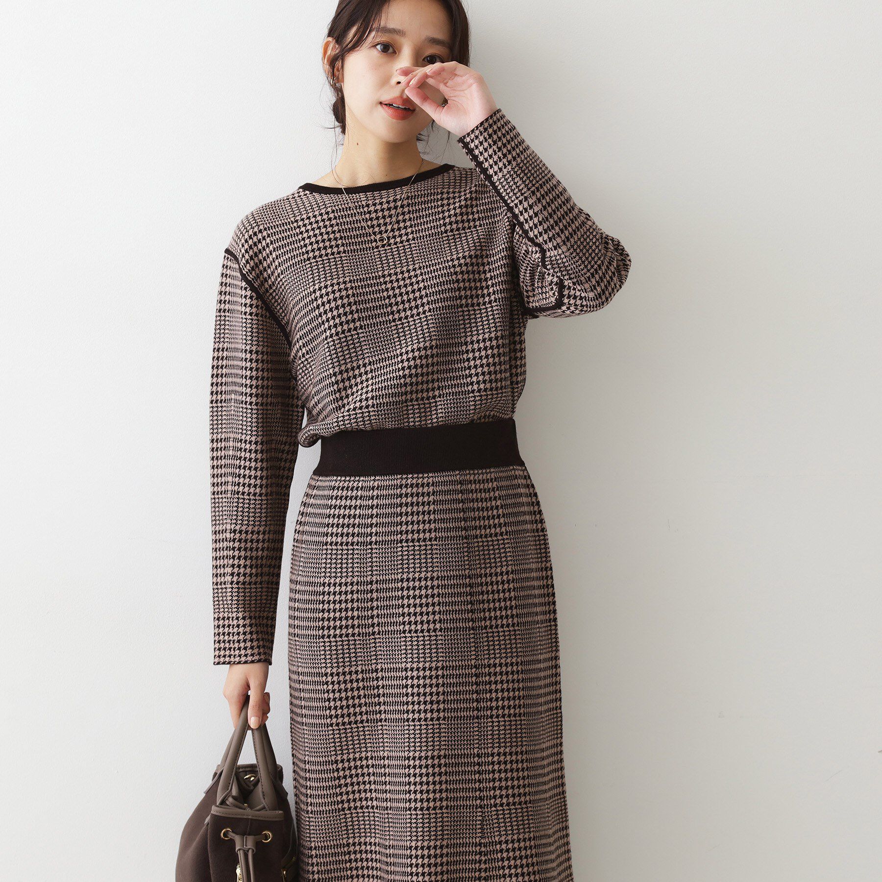 COUP DE CHANCE「【手洗い可／リバーシブル】トップス＆スカート セットアップ」|スーツ|