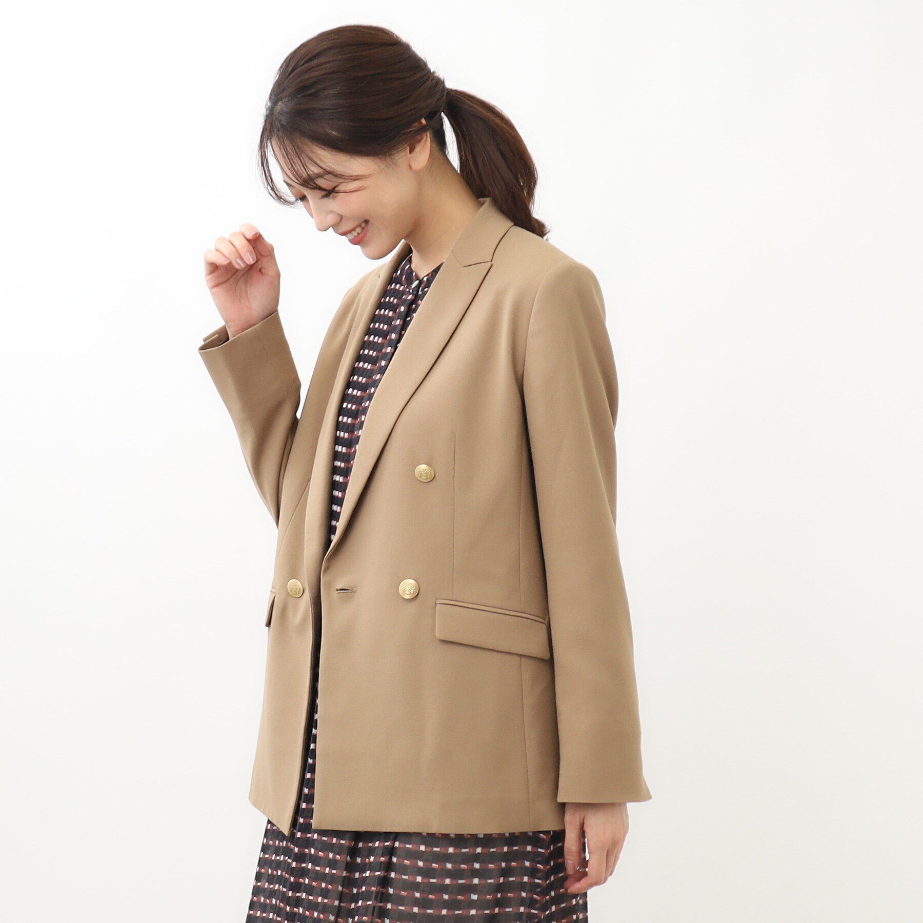 Reflect「トラディショナルダブルブレストジャケット」|テーラードジャケット|