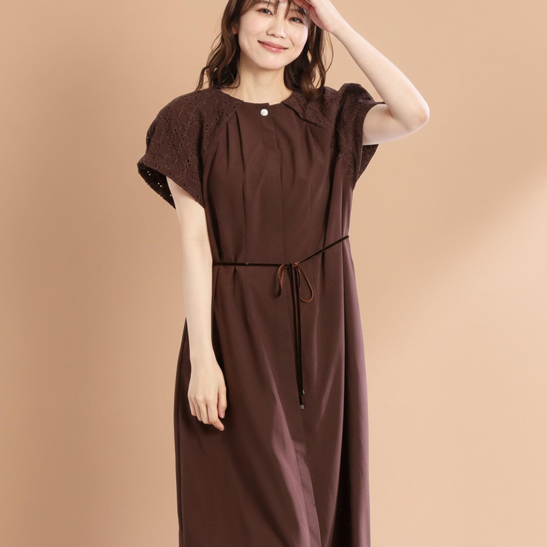 Reflect「カットワークレーススリーブワンピース」|ワンピース|