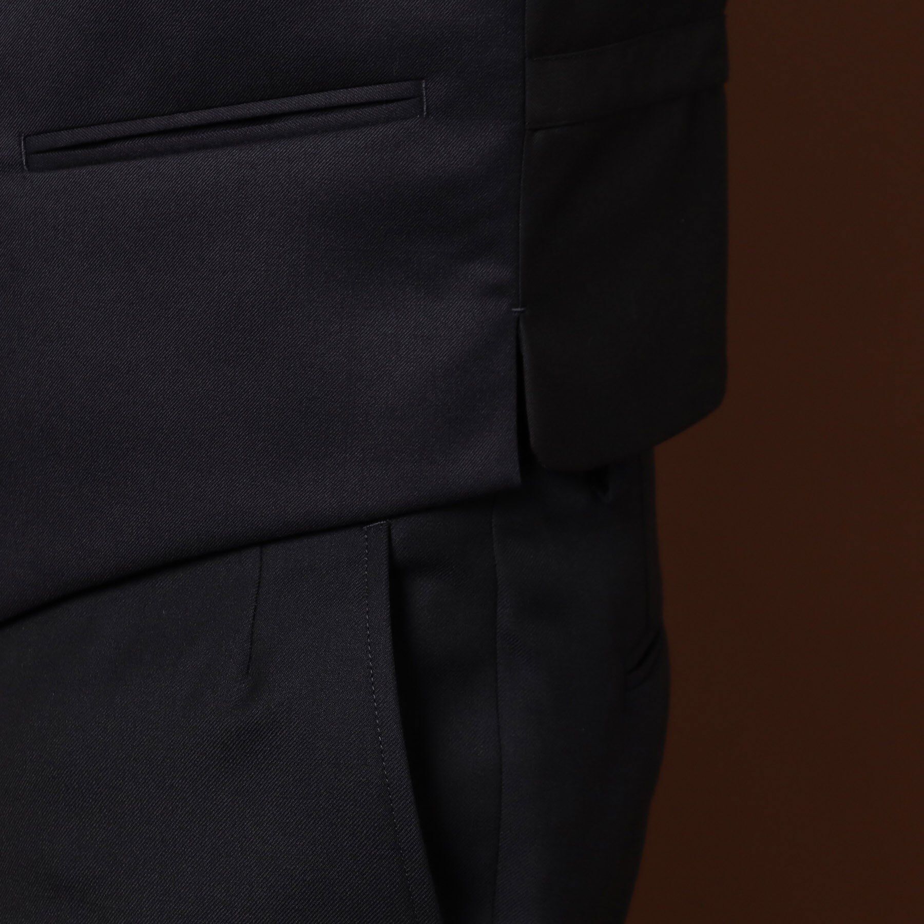 DRESSTERIOR「【セットアップ可】Super100's 3ピース ジレ」|ベスト・ジレ|