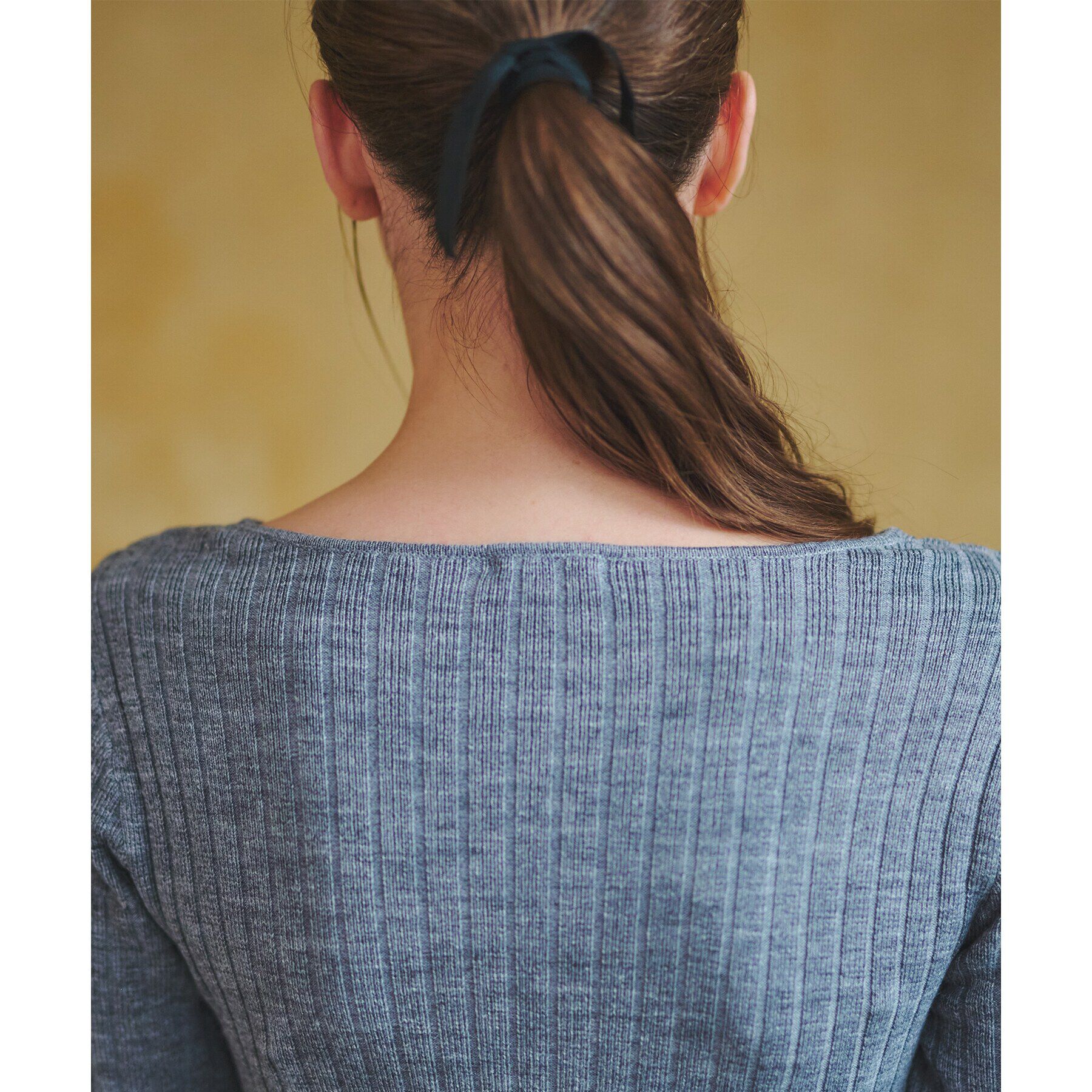 DRESSTERIOR「【otonaMUSE11月号掲載/手洗い可】デコルテリブニットワンピース」|ワンピース|