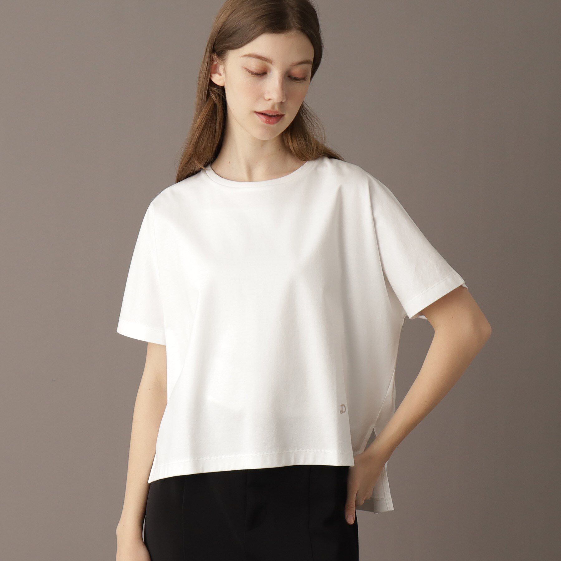 DRESSTERIOR「【接触冷感/抗菌防臭/消臭】アイスクリアコットンドルマンT」|Tシャツ・カットソー|