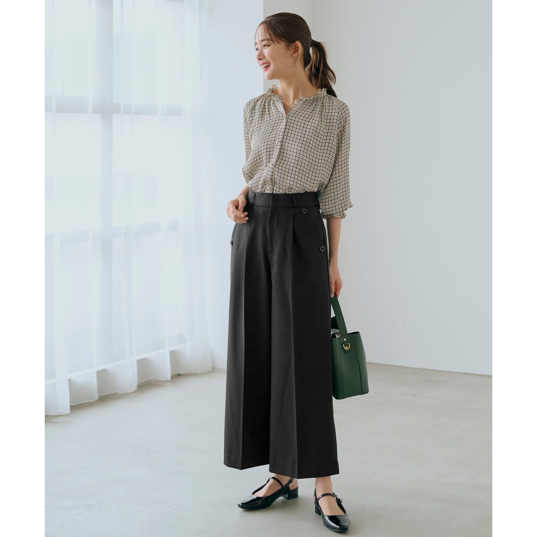 grove「2WAYストレッチワイドパンツ」|その他|