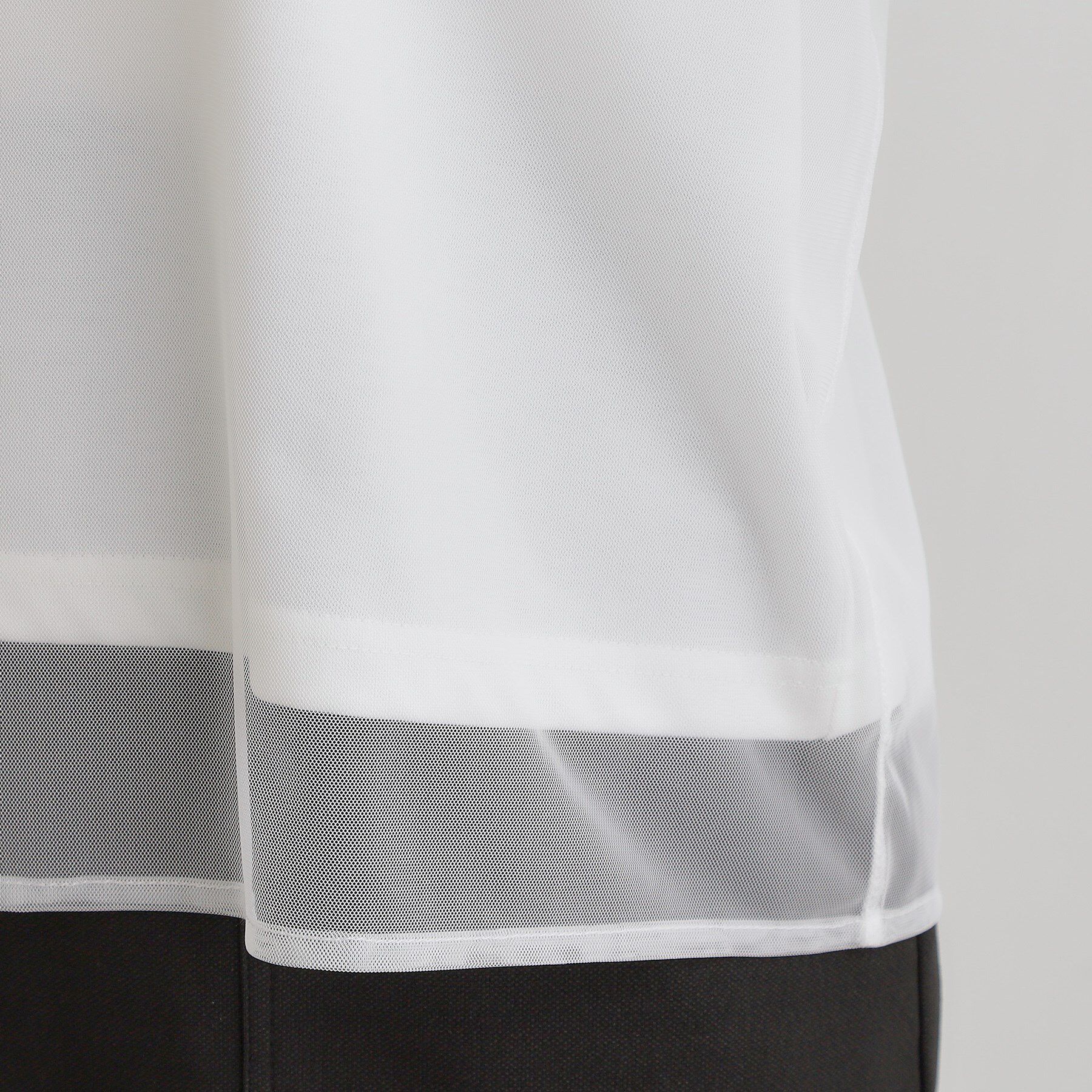 grove「【接触冷感・UVカット】大人のチュールレイヤードTシャツ」|Tシャツ・カットソー|