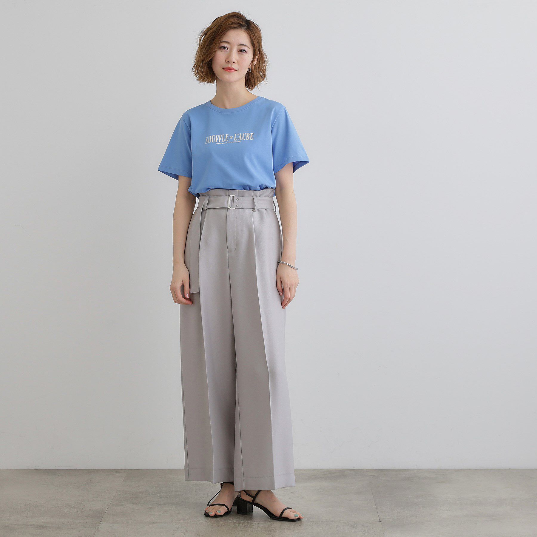 grove「【UVカット・接触冷感】ベーシックロゴTシャツ」|Tシャツ・カットソー|