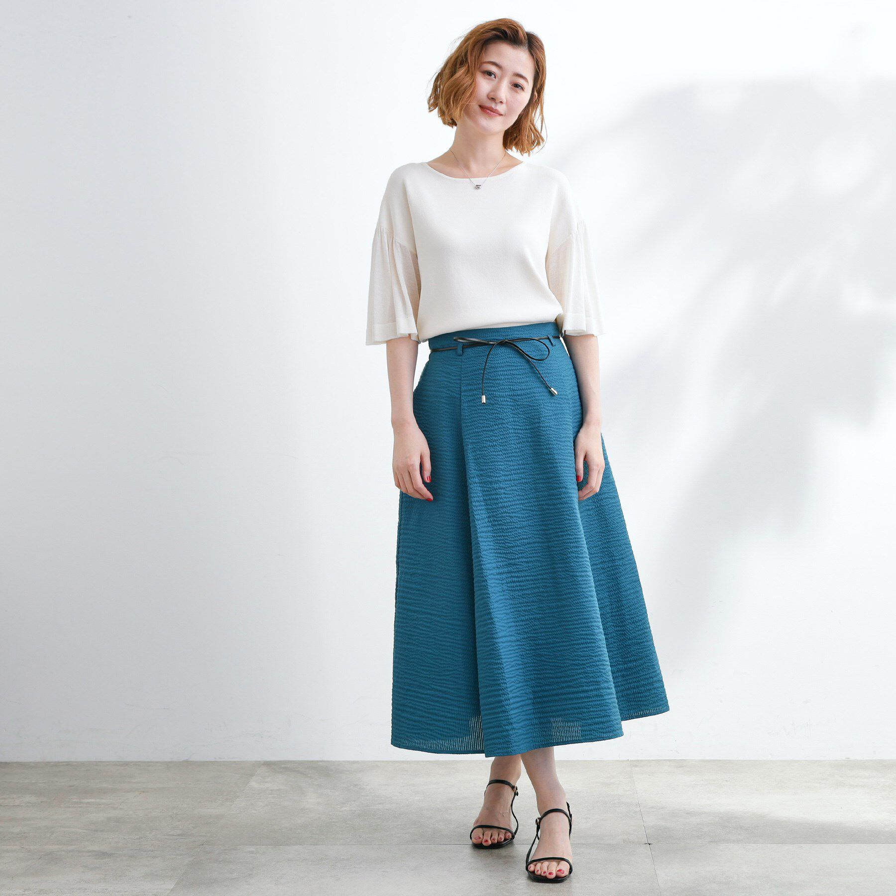 grove「コードリボンタックAラインスカート」|スカート|