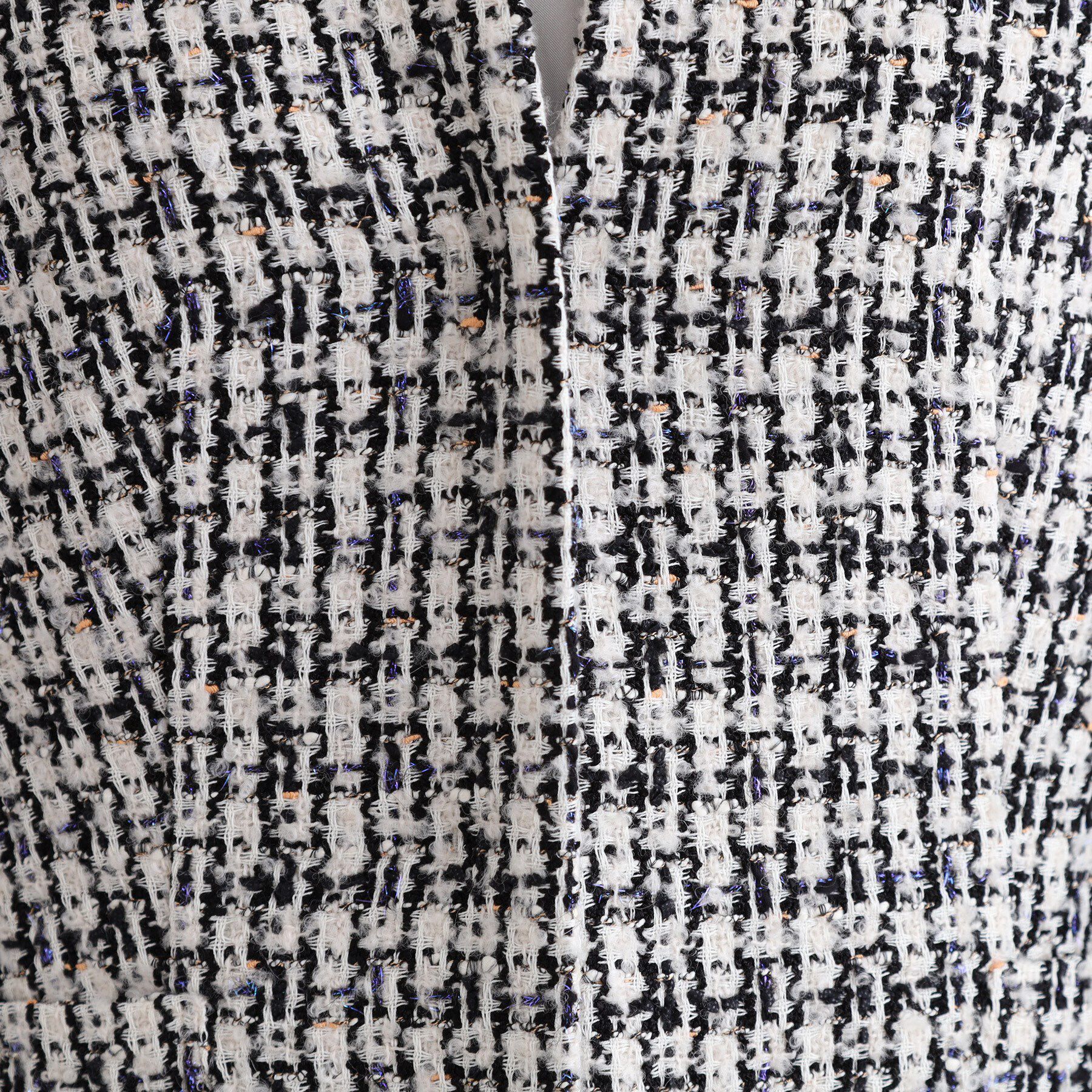 INDIVI「【日本製／SETUP可能】ファンシーツィードジャケット」|ノーカラージャケット|